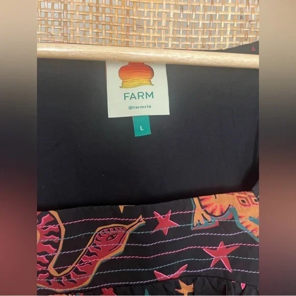 Farm Rio Animal Sky Midi Dress - Picture 8 of 10